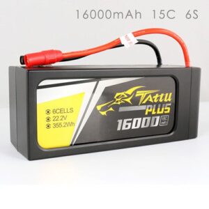 Tattu Plus 16000mAh 6S 15C 22.2V Lipo Battery